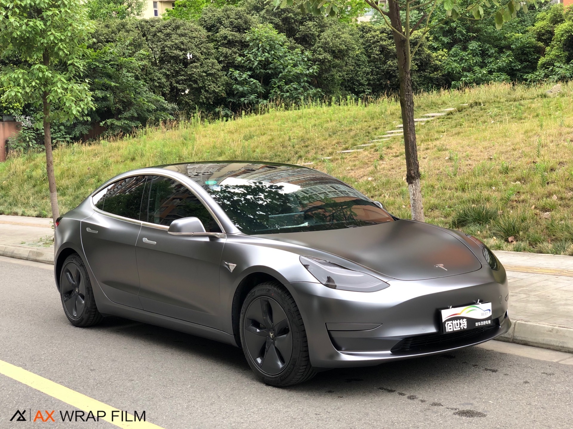 特斯拉model3 ｜AX-电光深空灰